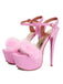 Retro Ankle Strap High Elegant Heels - vintage shoes, retro heels