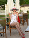 She's wearing Retro Cherry Summer One-piece Swimsuit and the whole beach remembers the 1950s