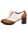 Retro Colorblock High Heel Ankle Boots — 1950s vintage charm for her modern wardrobe
