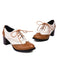 Retro Colorblock High Heel Ankle Boots — 1950s style that transcends decades
