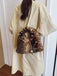 Retro Deer Style Bell Faux Fur Bag - vintage fashion, retro style