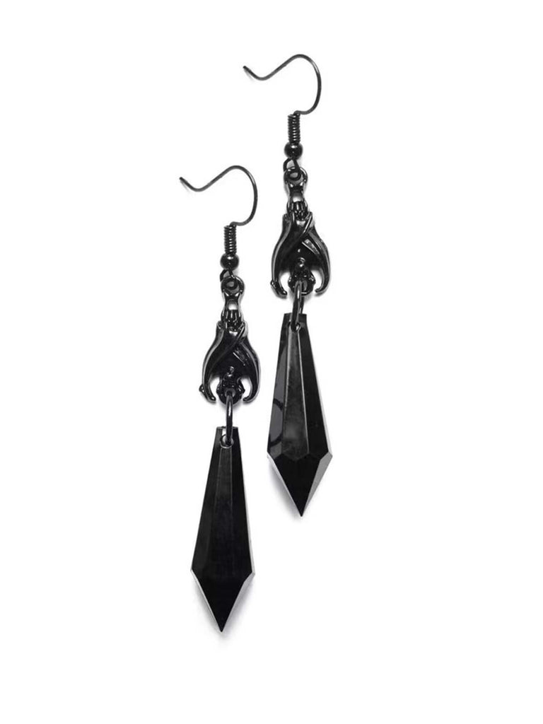 Retro Halloween Gothic Dangle Earrings — vintage elegance for the modern woman