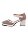 Retro Hollow Chunky High Heels Shoes, vintage shoes, retro heels - perfect for women who love vintage and retro fashion