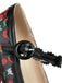 Retro Leather Strawberry Bow Chunky Heels — 1950s style that transcends decades