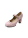 Retro Mary Jane Leather Chuny Heels, vintage shoes, retro heels - perfect for women who love vintage and retro fashion