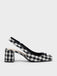 Retro Mary Jane Plaid Chunky Heel Shoes — 1950s style that transcends decades