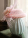 Retro Mesh Floral Feather Hat - vintage fashion, retro style