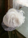 Retro Mesh Floral Feather Hat - vintage fashion, retro style