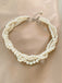 Retro Multi-Layered Pearl Pendant Necklace: 1950s detail work for the woman who notices