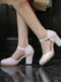 Retro PU Leather Chunky High Heels: timeless style reimagined