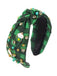 Retro Plaid St. Patrick Headband: timeless 1950s elegance she makes her own