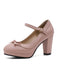 Retro Pointed Toe Leather Mary Jane Heels, vintage shoes, retro heels - perfect for women who love vintage and retro fashion