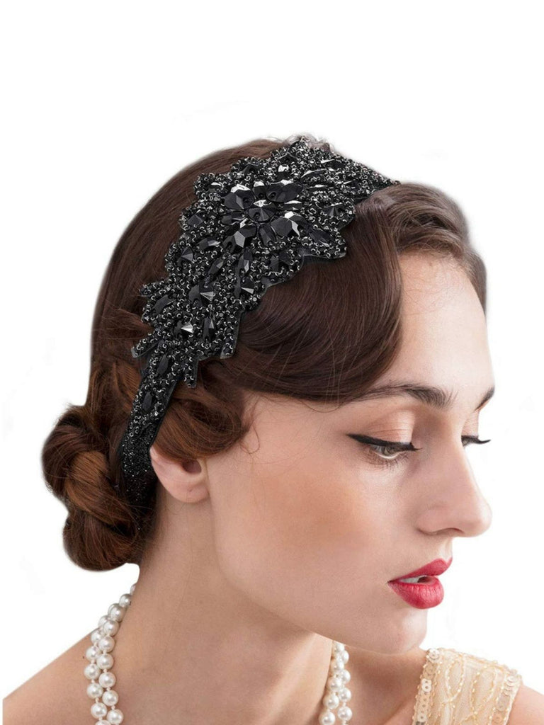 Retro Head Accessory Retro Rhinestone Fashionable Headband | Retro Stage