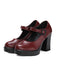 She finds her 1950s story in this Retro Round Toe Mary Jane High Heel Shoes