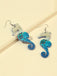 Retro Sea Creature Ombré Dangle Earrings - vintage fashion, retro style