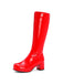 Retro Shiny Patent Leather Thigh-High Boots, vintage fashion, retro style - perfect for women who love vintage and retro fashion