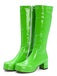Retro Shiny Patent Leather Thigh-High Boots, vintage fashion, retro style - perfect for women who love vintage and retro fashion