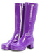 Retro Shiny Patent Leather Thigh-High Boots, vintage fashion, retro style - perfect for women who love vintage and retro fashion