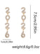 Rhinestone 2026 Colorful New Year's Drop Dangle Earrings - vintage fashion, retro style
