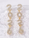 Rhinestone 2026 Colorful New Year's Drop Dangle Earrings - vintage fashion, retro style