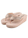 Rhinestone Wedge Flip Flop Slippers, vintage fashion, retro style - perfect for women who love vintage and retro fashion