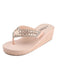 Rhinestone Wedge Flip Flop Slippers, vintage fashion, retro style - perfect for women who love vintage and retro fashion