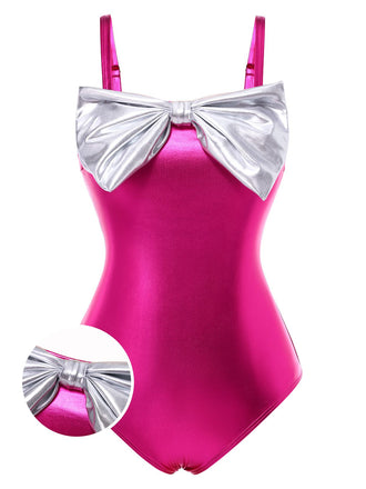 1970s Metallic Bow Swimsuit | 1970s | vintage swimsuit, retro beachwear