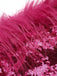 Rose Red 1970s Strapless Sequined Dress — a 1970s silhouette that turns sidewalks into runways