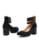 Round Toe Thick-Soled Wood-Grain Chunky Heel Shoes — vintage style that transcends decades