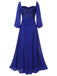 This Royal Blue 1920s Sequined Sweetheart Neck Maxi Dress wraps her in 1920s elegance, one twirl at a time