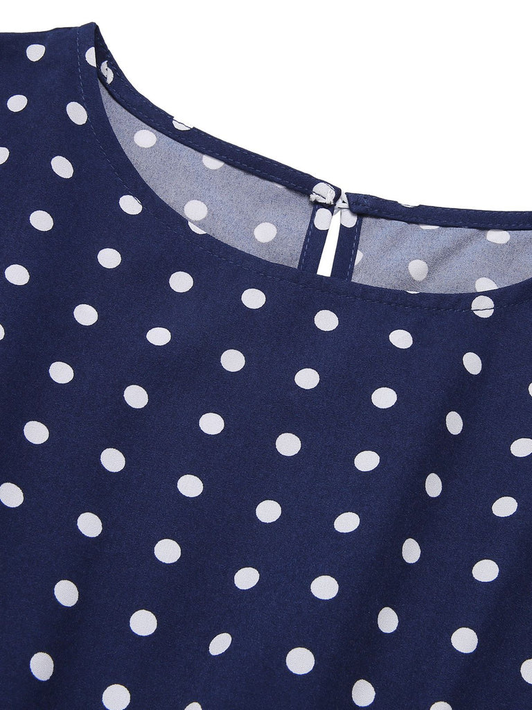 royal blue vintage dress Retro Dress- Royal Blue main image 1