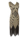 1920s Sequin Fringed Flapper Dress