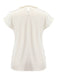 1950s White Vintage Roll Neck Blouse