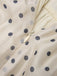 1950s Beige Polka Dot V-neck Dress