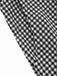 [Pre-Sale] Black 1950s Lapel Gingham Plaid Sleeveless Romper