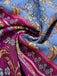 1970s Floral Printed Flounce Sleeves Bohemian Dress