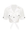 [Pre-Sale] White 1960s Button Pure Cotton Blouse