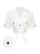 [Pre-Sale] White 1960s Button Pure Cotton Blouse