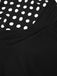 [Pre-Sale] Black 1960s Polka Dots Patchwork Pencil Dress