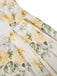 [Pre-Sale] Yellow 1950s Boat Neck Antique Floral Dress