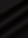 Black 1950s Contrast Trim Straight-Leg Pants