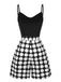 [Pre-Sale] Black 1940s Cowl Neck Polka Dots Romper