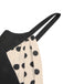 [Pre-Sale] Black 1950s Strap Bow-Back Polka Dots Jumpsuit