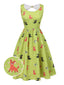 [Pre-Sale] 1950s Sleeveless Backless Puppy Print Dress