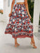 1960s Viscose Bohemian Ditsy Floral Skirt