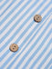 1950s V-Neck Stripes Sleeveless Belted Romper