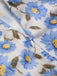 1960s Floral Print Lapel Belted Romper