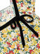 [Pre-Sale] Multicolor 1950s Ditsy Floral Square Neck Belted Dress