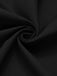 [Pre-Sale] Black 1960s Solid Iregualr Ruched Pencil Skirt