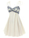 [Pre-Sale] Beige 1940s Floral Embroidered Spaghetti Straps Nightgown